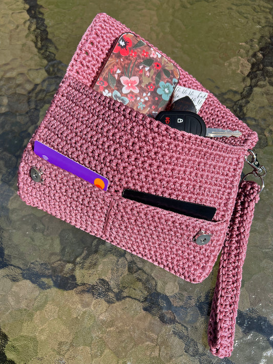 Crochet Wallet/Clutch Wristlet