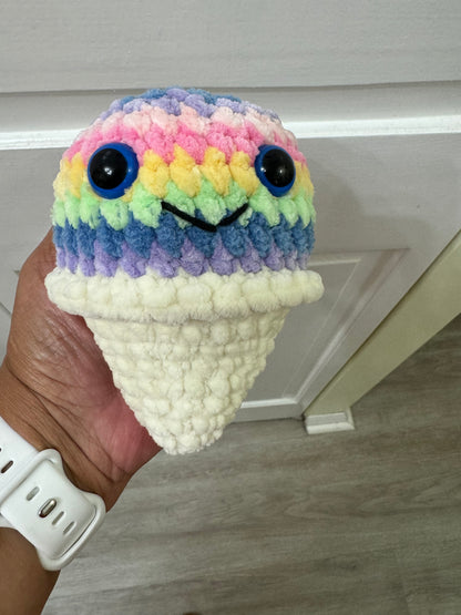 Rainbow Ice Cream Plushie