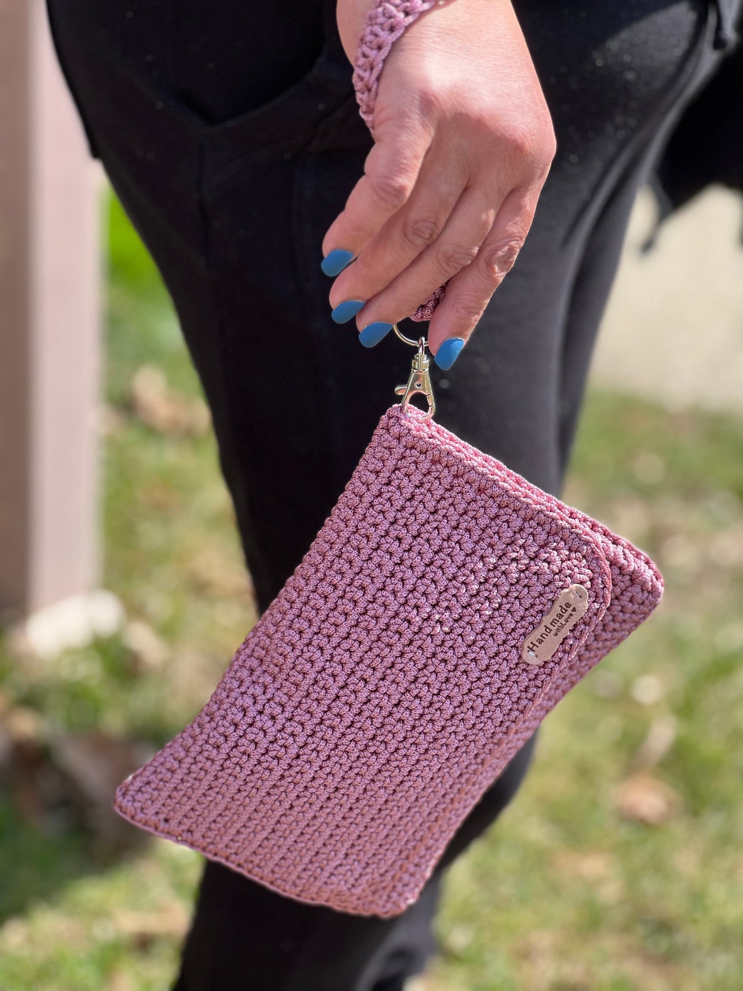 Crochet Wallet/Clutch Wristlet