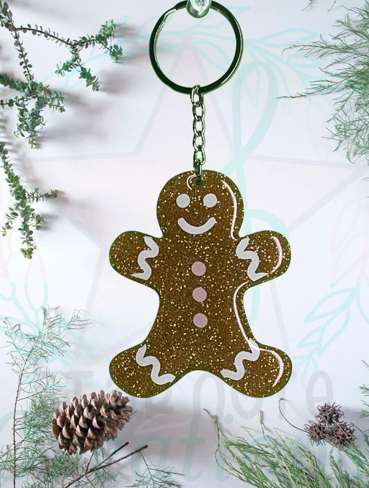 Gingerbread Man Keychain