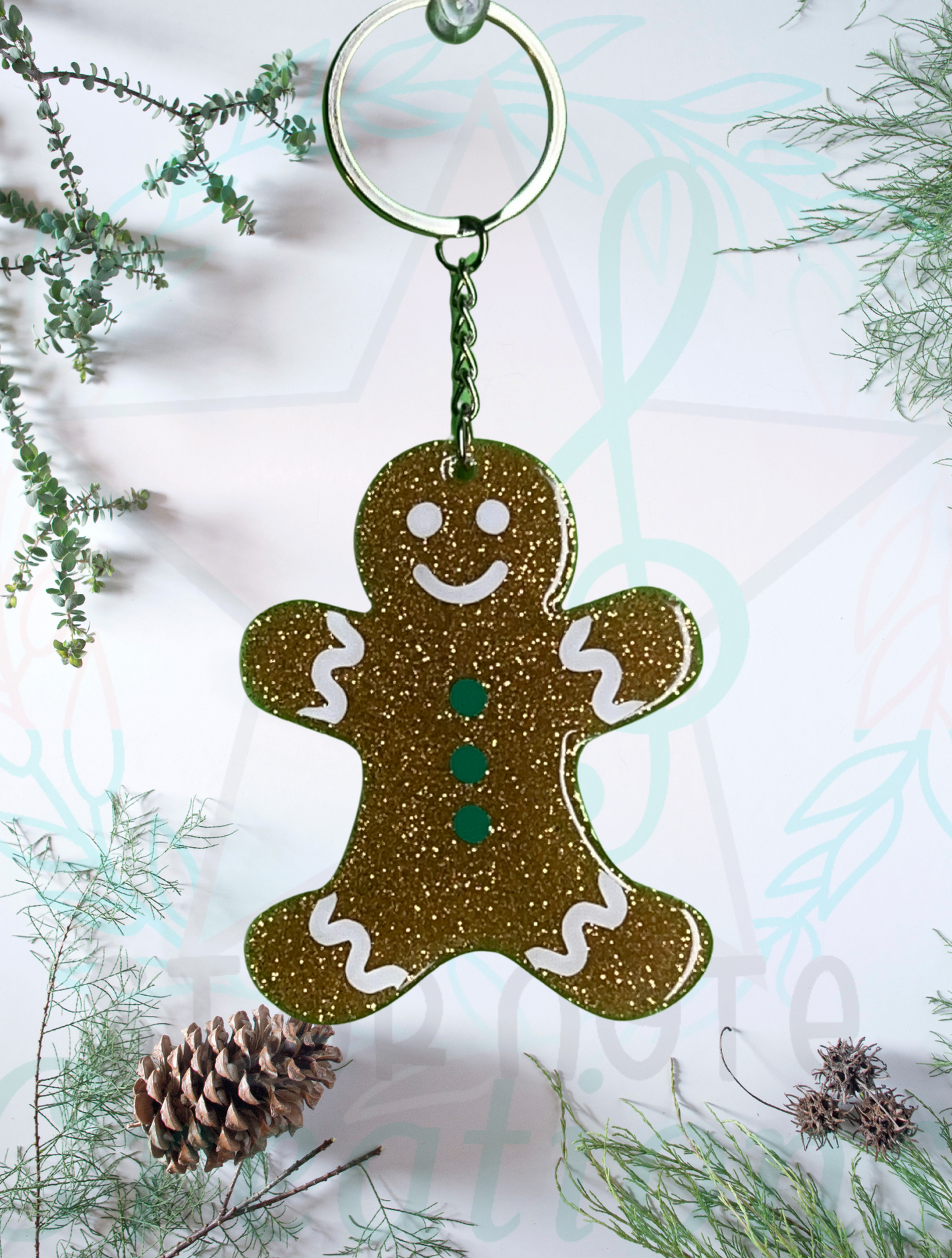 Gingerbread Man Keychain