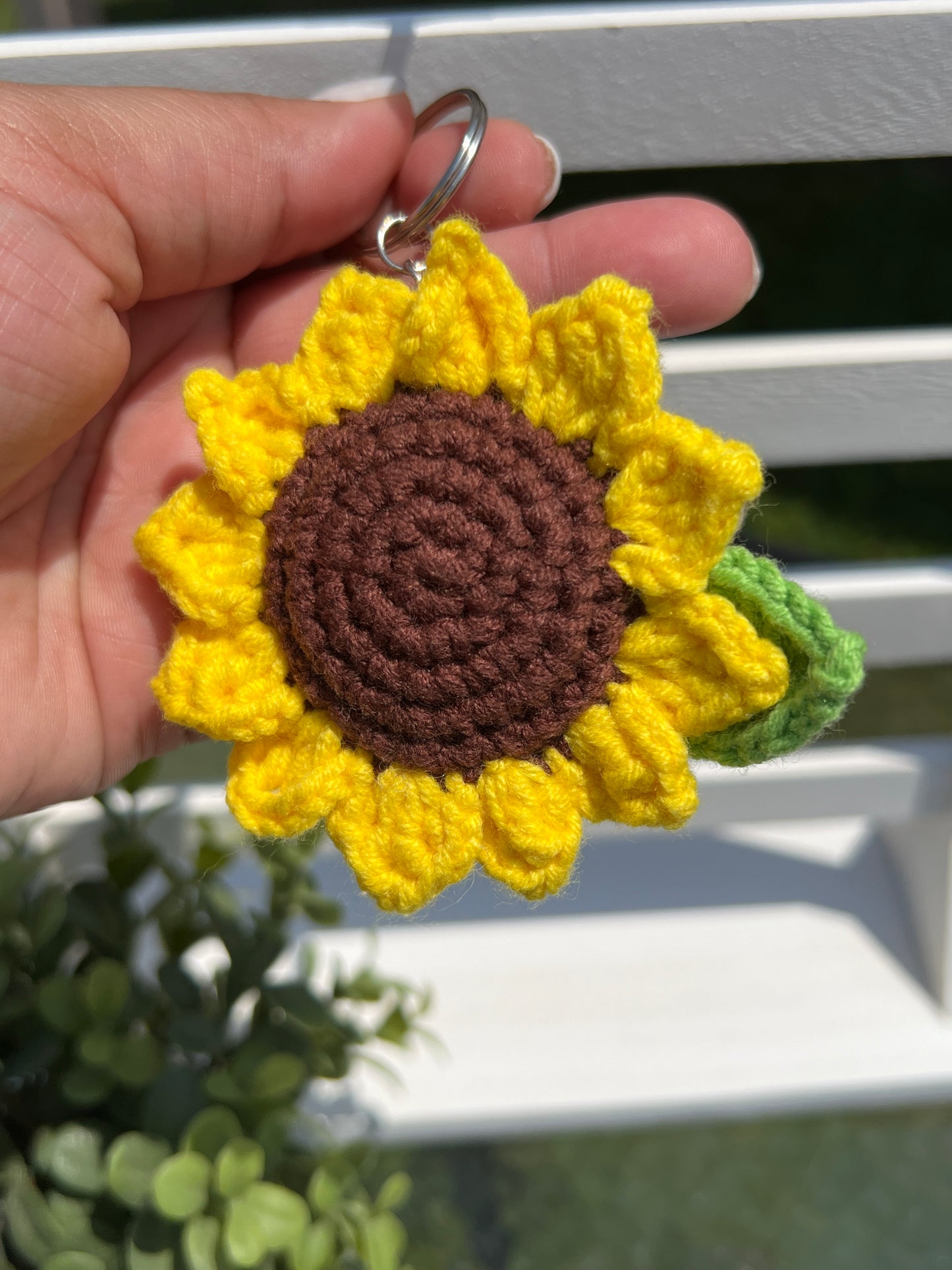 Sunflower Keychain