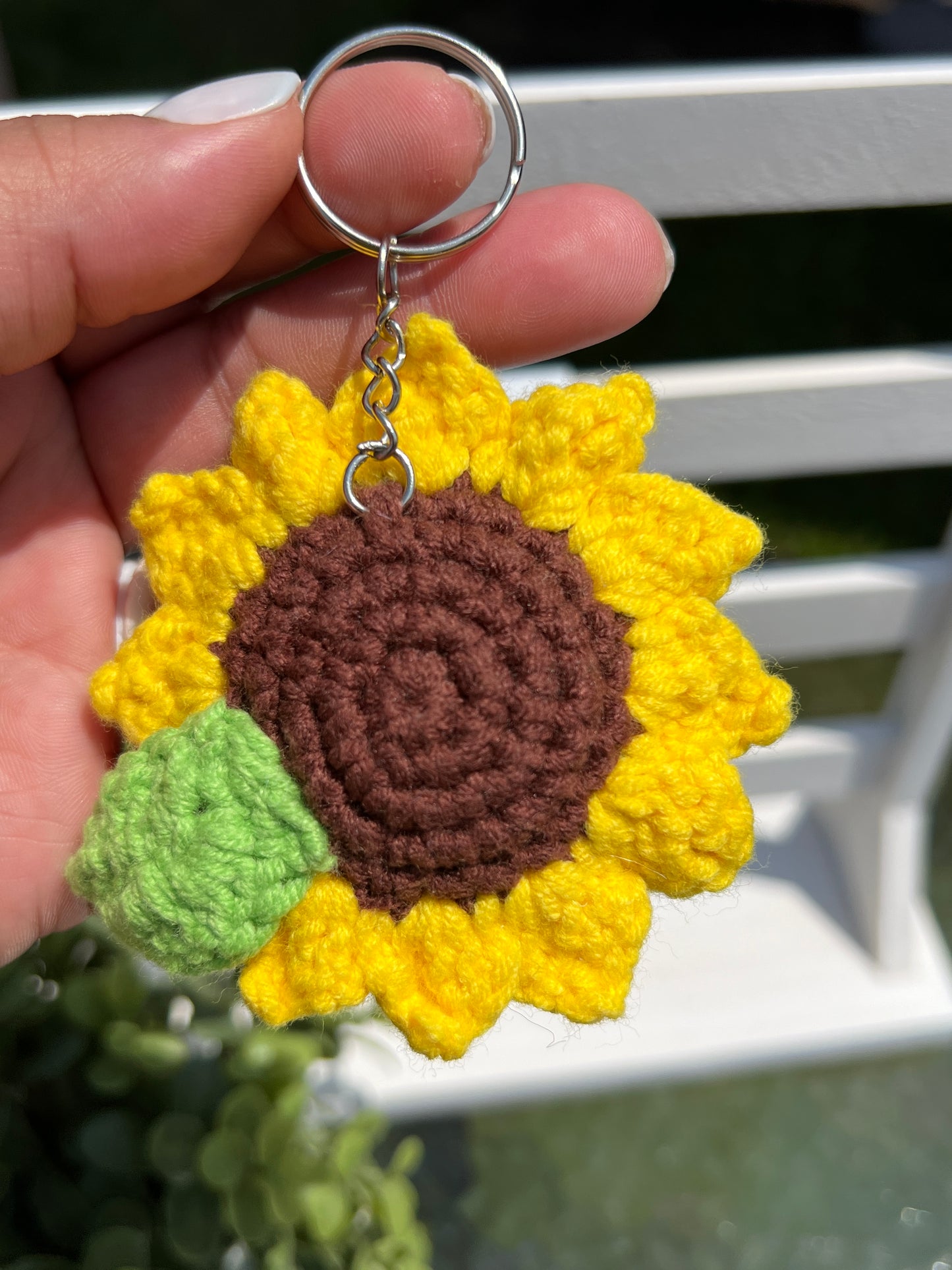 Sunflower Keychain