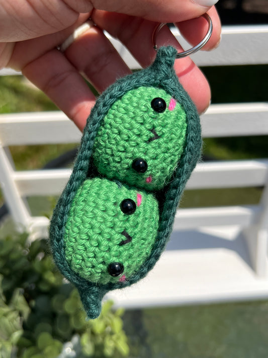 Sweet Pea Keychain