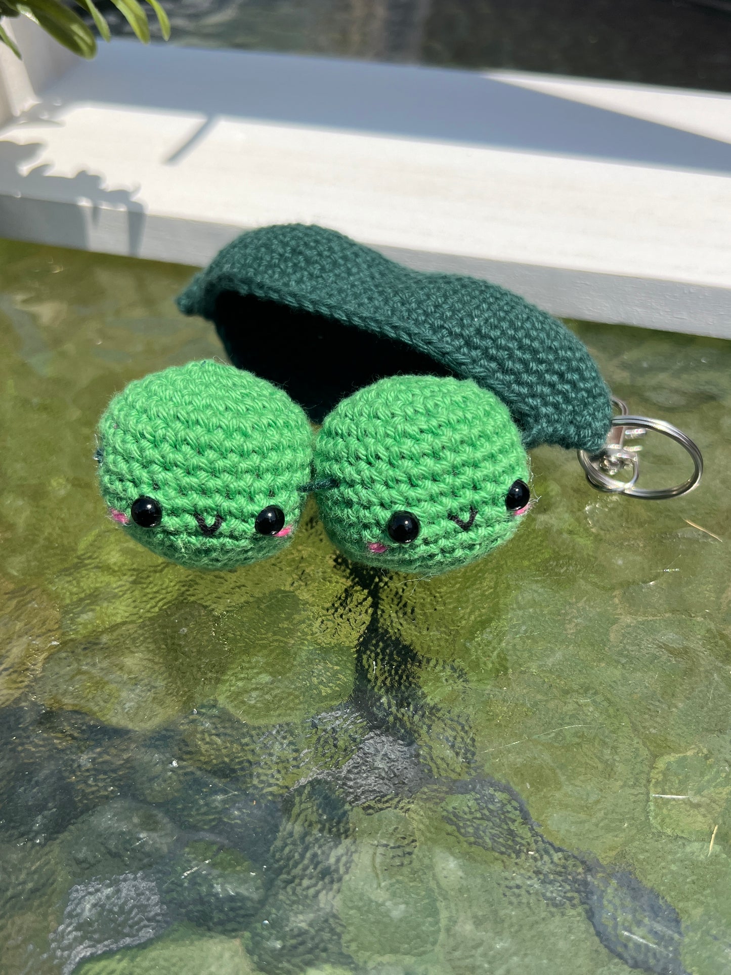 Sweet Pea Keychain