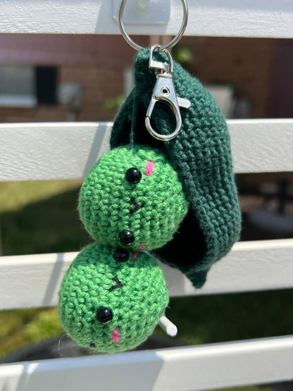 Sweet Pea Keychain