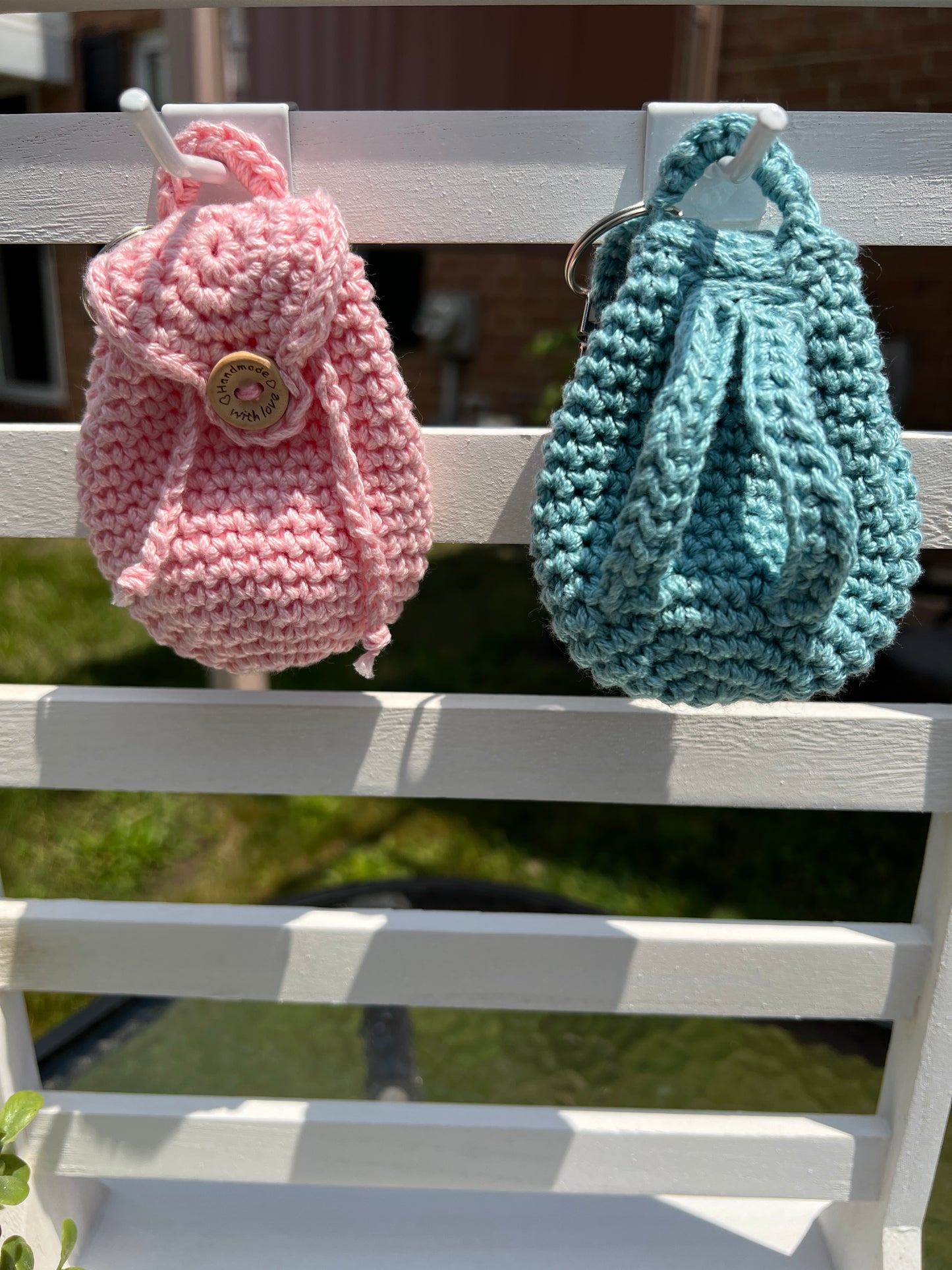 Mini Bookbag Keychains