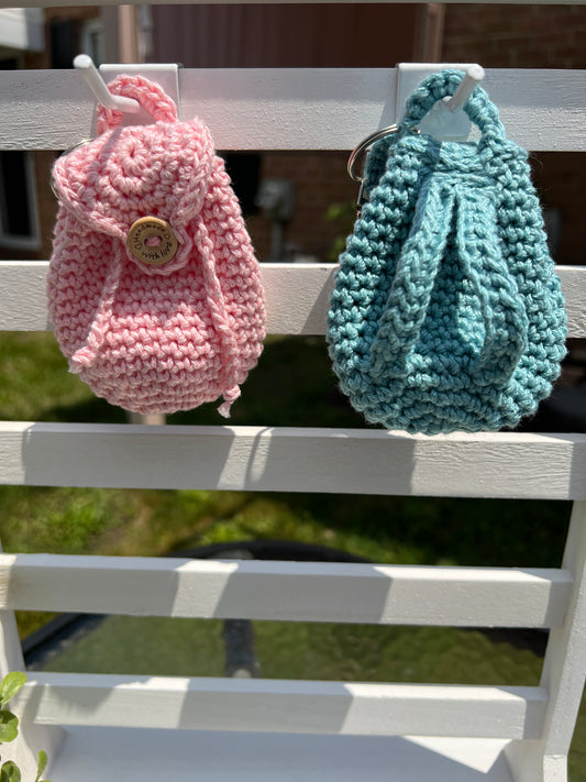 Mini Bookbag Keychains