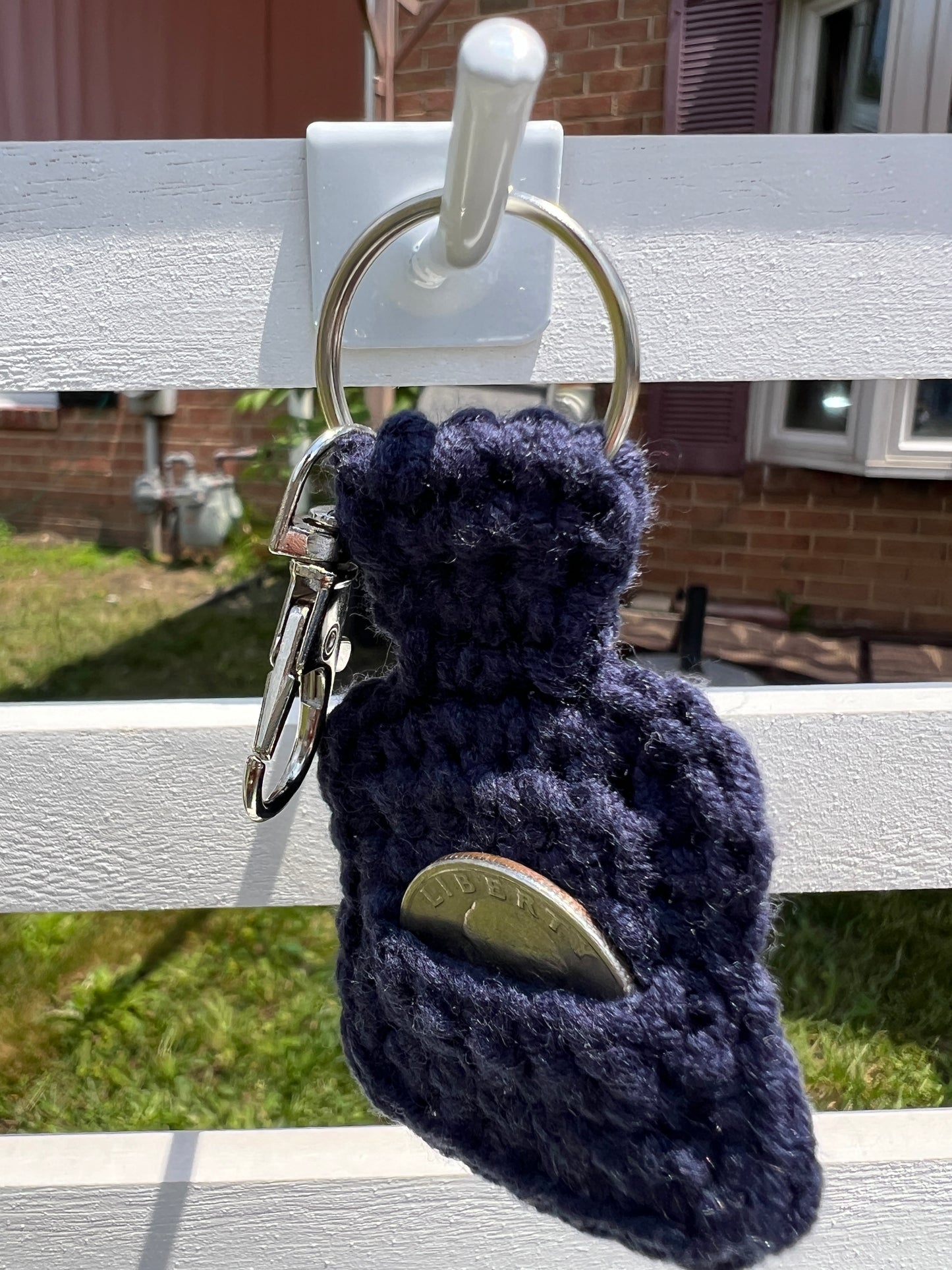 Quarter Holder Keychain