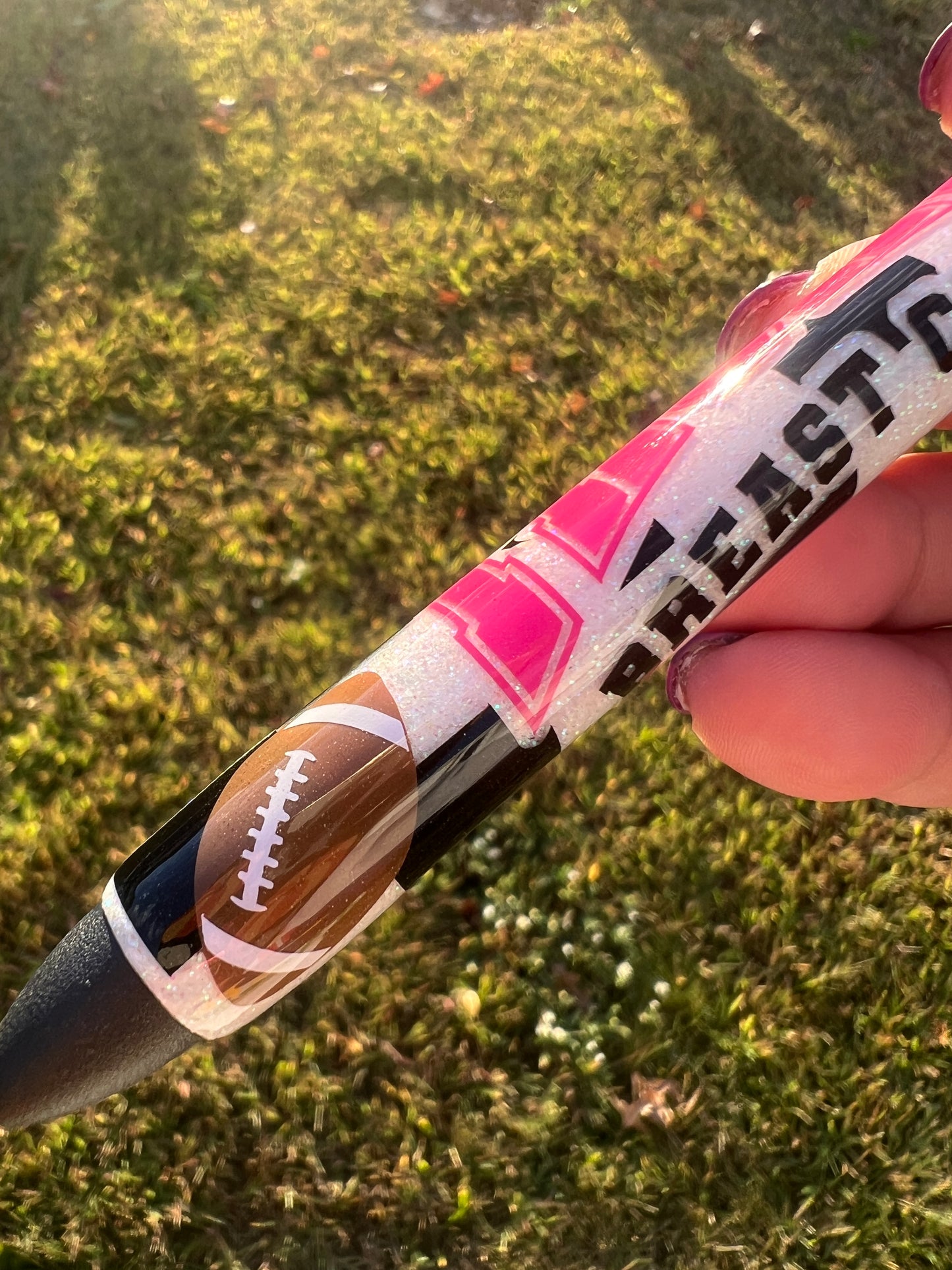 Tackle Breast Cancer Resin Pen