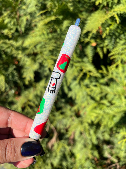 Cozy Winter Resin Pen