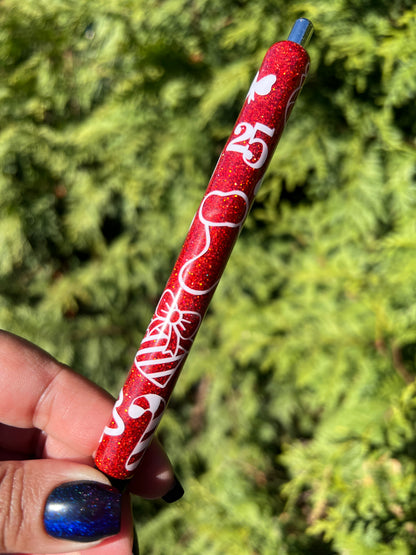 Christmas Doodles Resin Pen