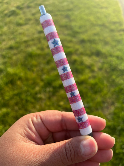 All that Glitters Flag Pen