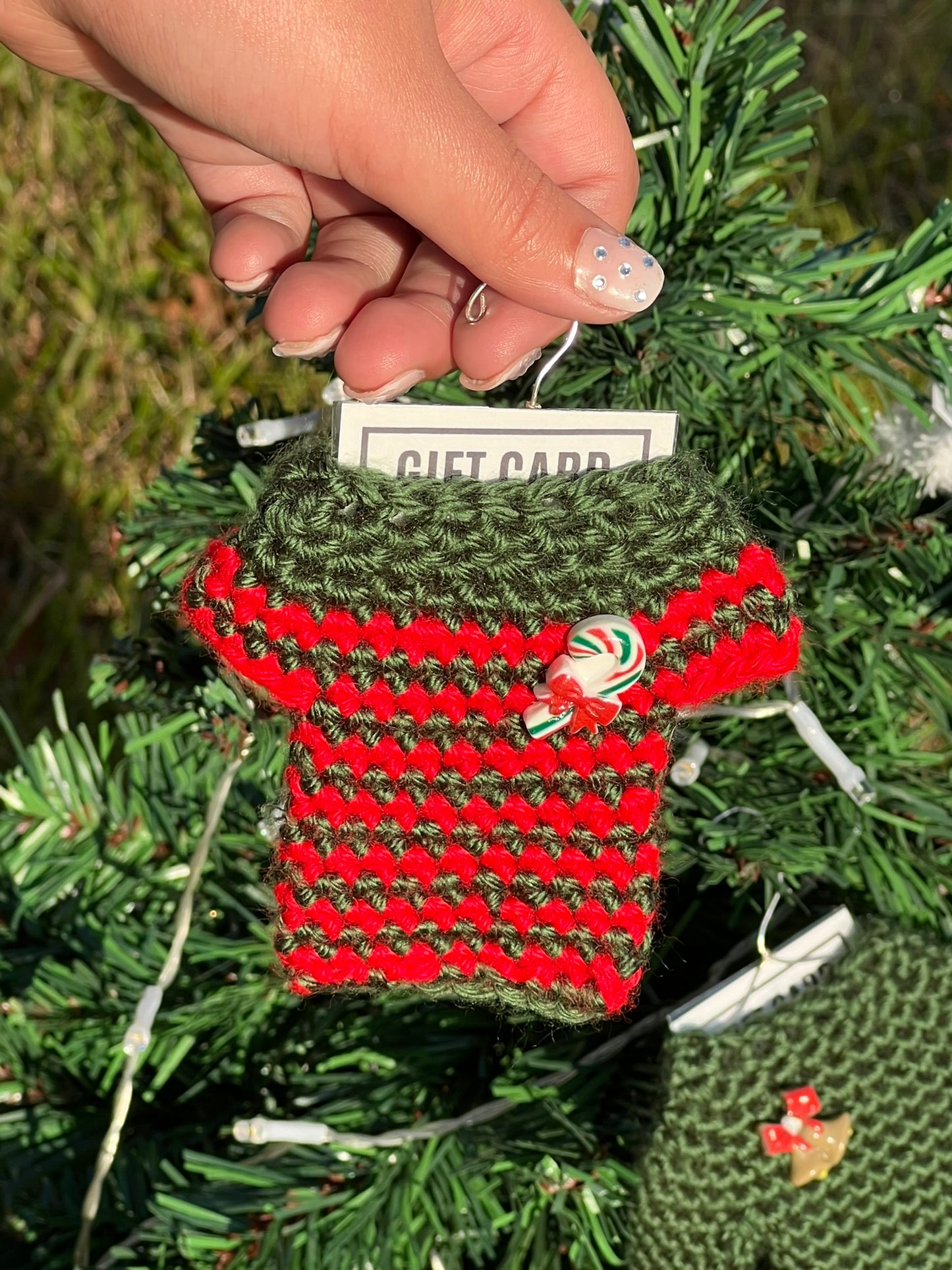 Crochet Ugly Sweater Gift Card Holders