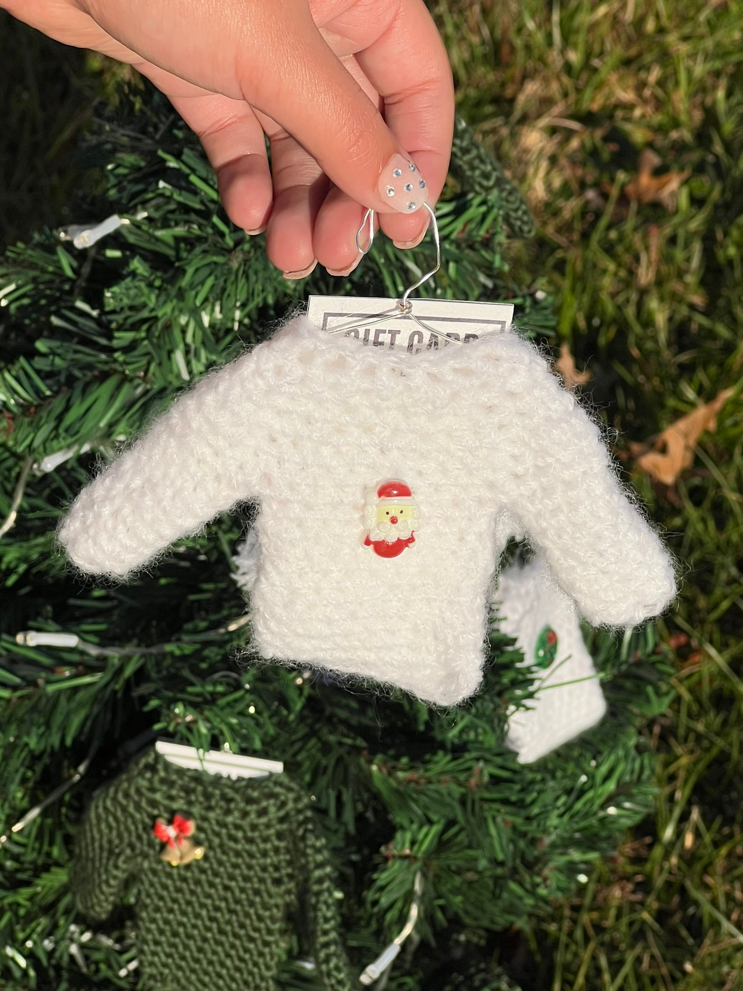 Crochet Ugly Sweater Gift Card Holders