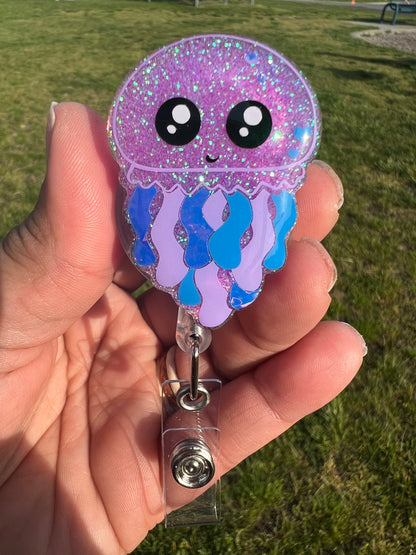 Baby Octopus Badge Reel