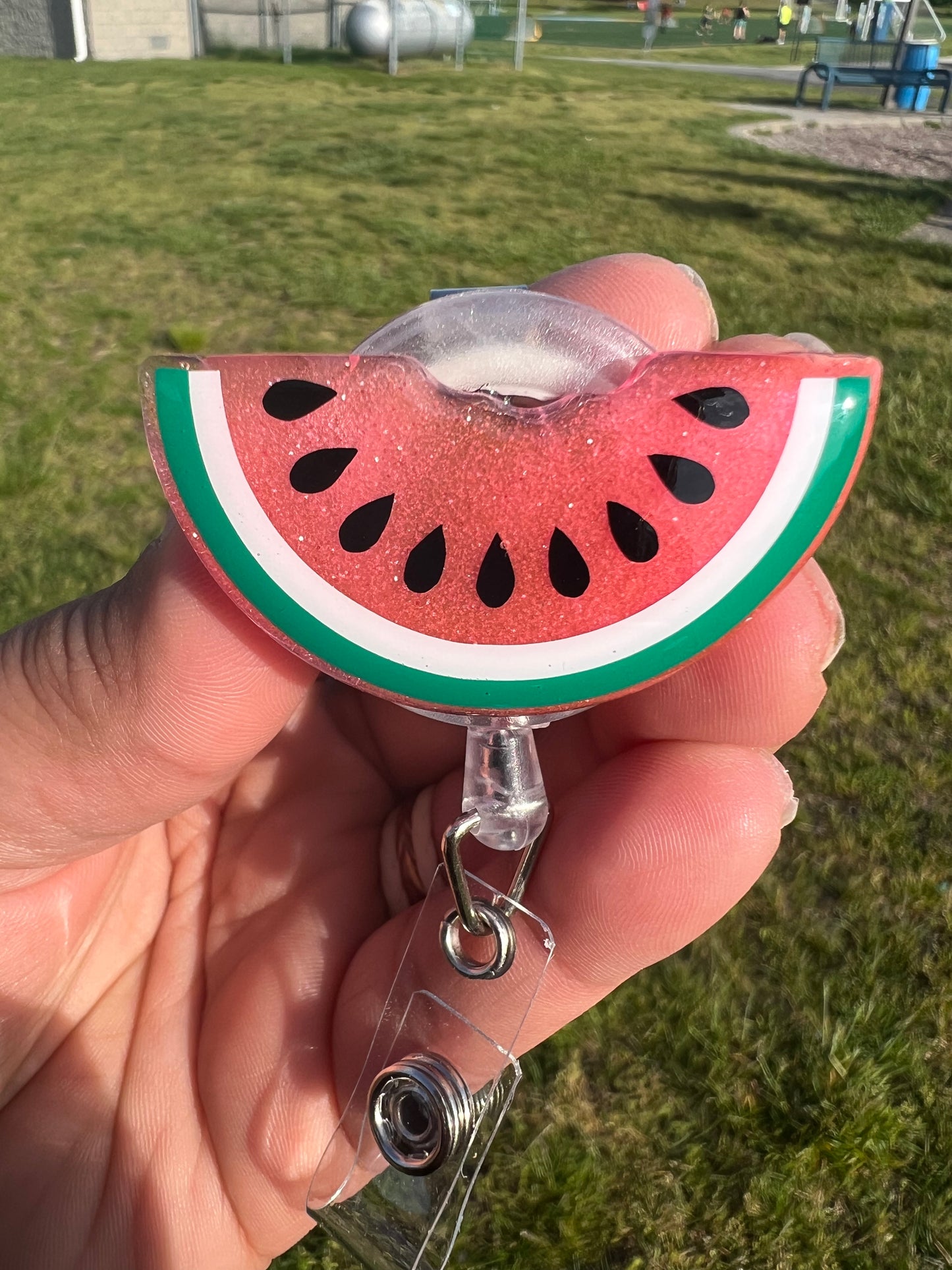 Watermelon Badge Reel