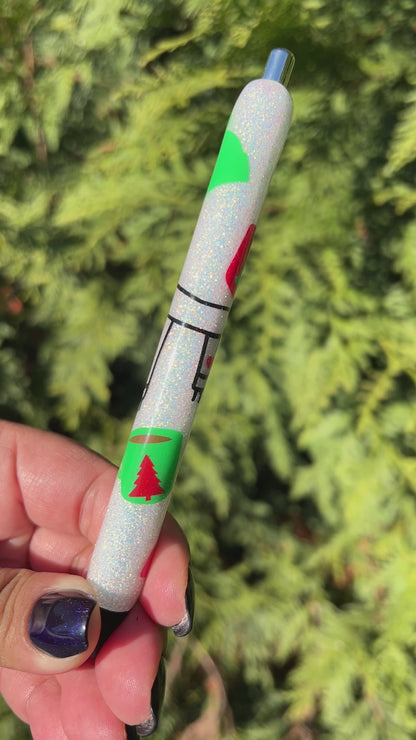 Cozy Winter Resin Pen