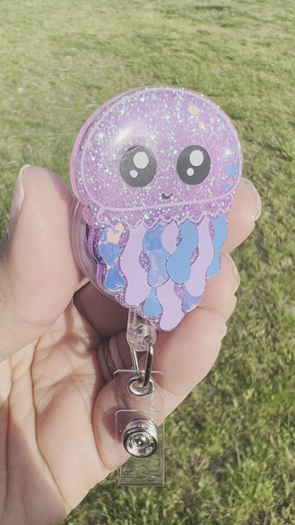 Baby Octopus Badge Reel